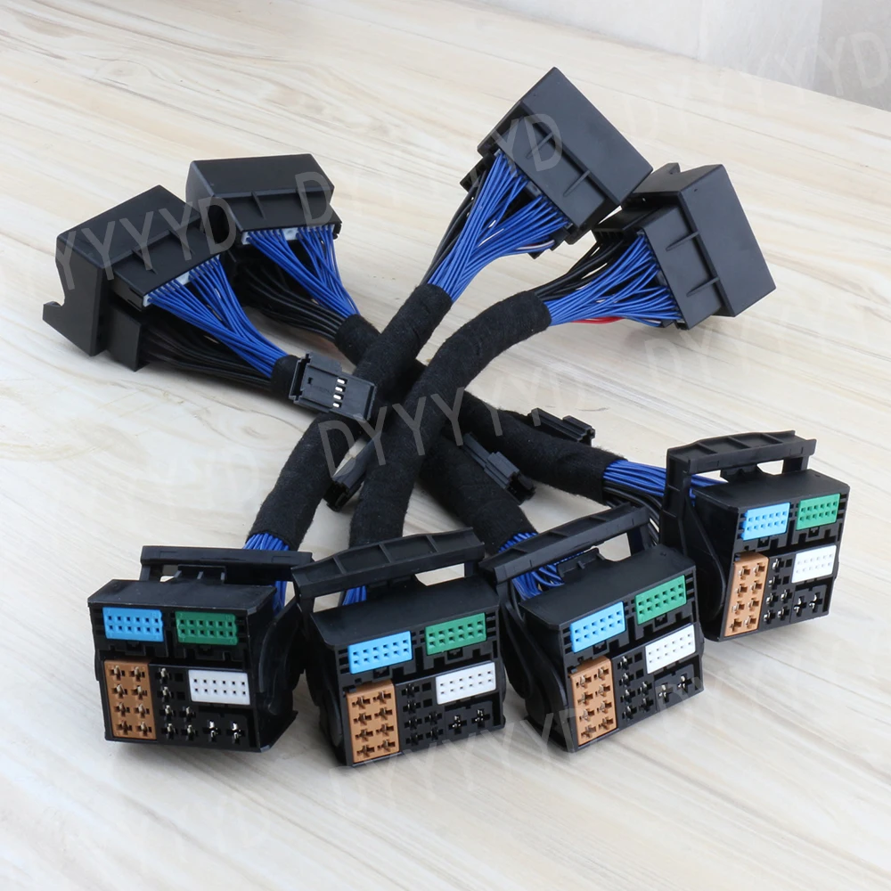 

RETROFIT adaptor cable harness Chrono Analog Clock For Porsche Macan Cayenne 911stopwatch pcm docking replacement wiring harness