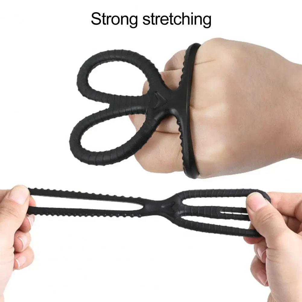 Penis Ring Scissors Shape Silicone Cock Ring Strong Pull High Elasticity Soft Male Delay Ejaculation Ring Adult Sex Toy