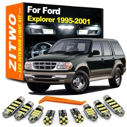 ZITWO 11Pcs Car LED Bulb Interior Dome Map Light For Ford Explorer MK2 1995 1996 1997 1998 1999 2000 2001 Plate Trunk Lamp