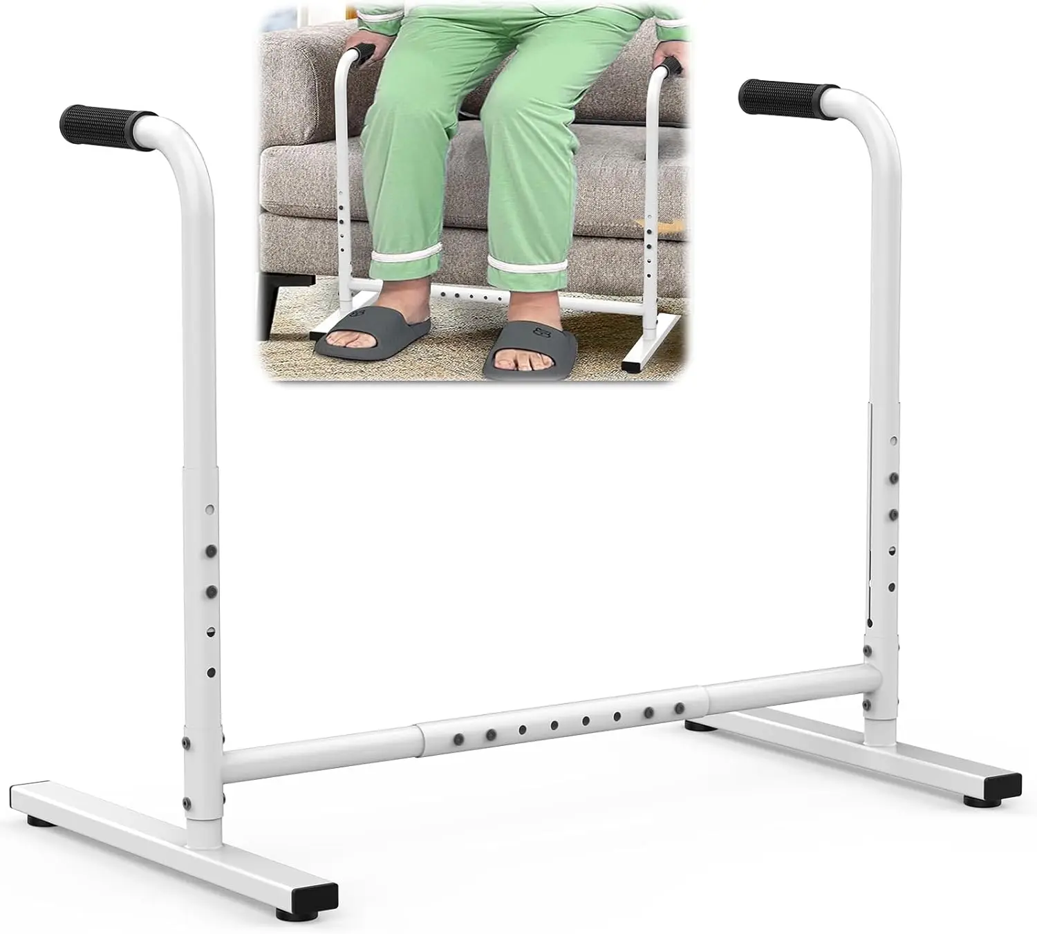 Couch Chair Sofa Stand Assist for Seniors, Height & Width Adjustable Couch Lift Assist