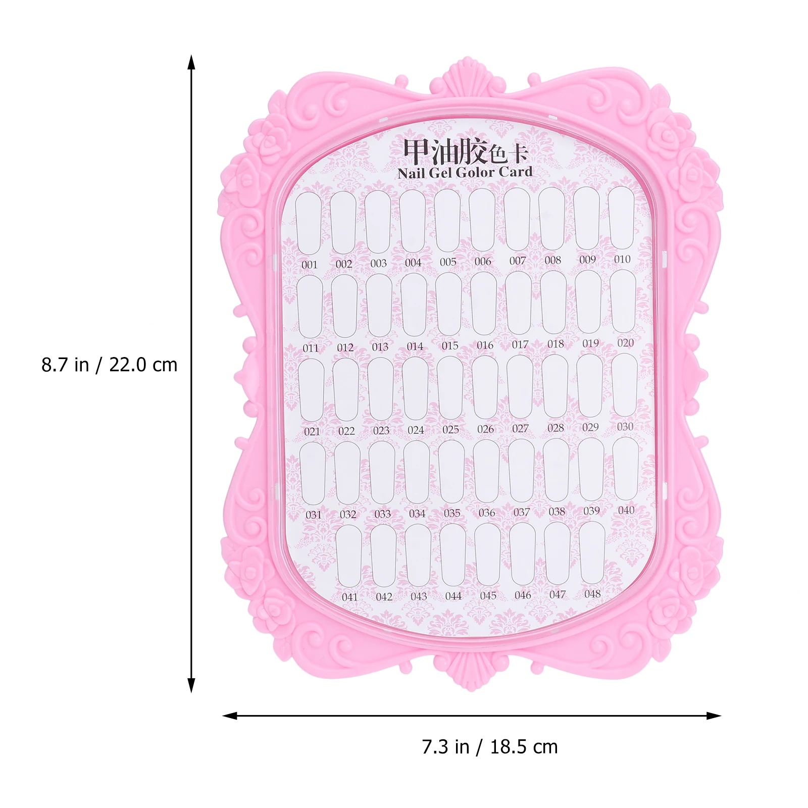 3pcs Gel Cards Nail Board Lightweight European Manicure Display Board Fake Case Manicure Display Book Nail Art Tool