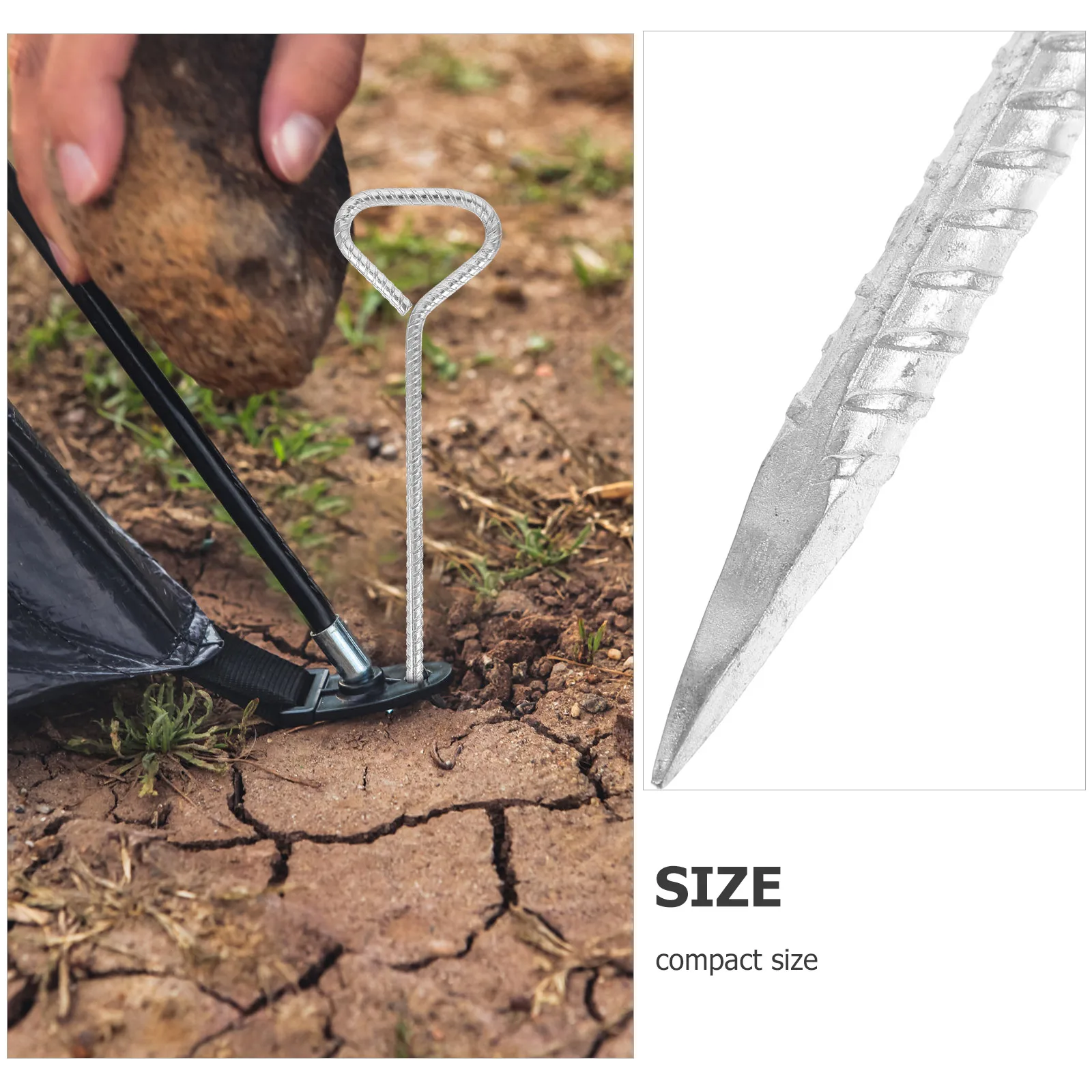 

Gogogmee Tent Stake Ground Anchor Canopy Peg Reusable Camping Outdoor Gear