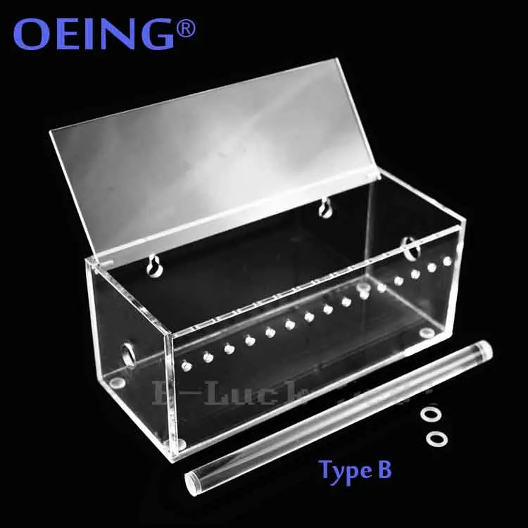 OEING Orthodontic Ligature Tie Box  Power Chain Placer Organizer Dental Arcylic Dispenser Ortho Elastic Chain Storage Box Holder