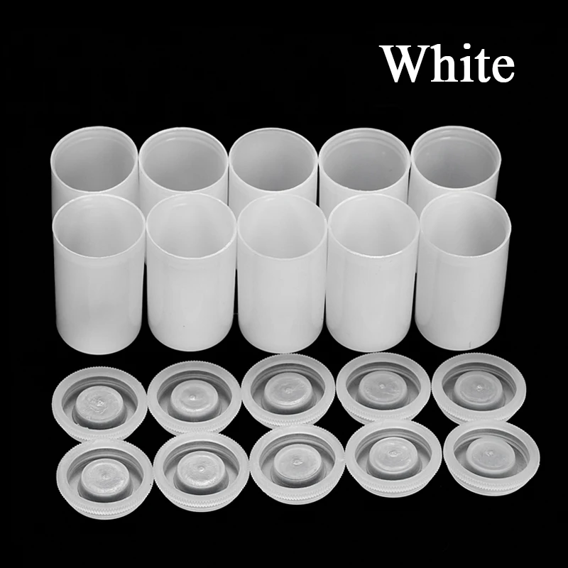 10Pcs Multifunction Empty Bottle with Lid 35mm Film Cans Refillable Container Watercolor Paint Pigment Box Palette DIY Craft