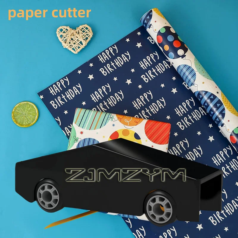 Paper Cutter 2024 New Upgraded Christmas Convenient Card Cutter Packaging Gift Scissors Cylindrical Paper Cutter Tool