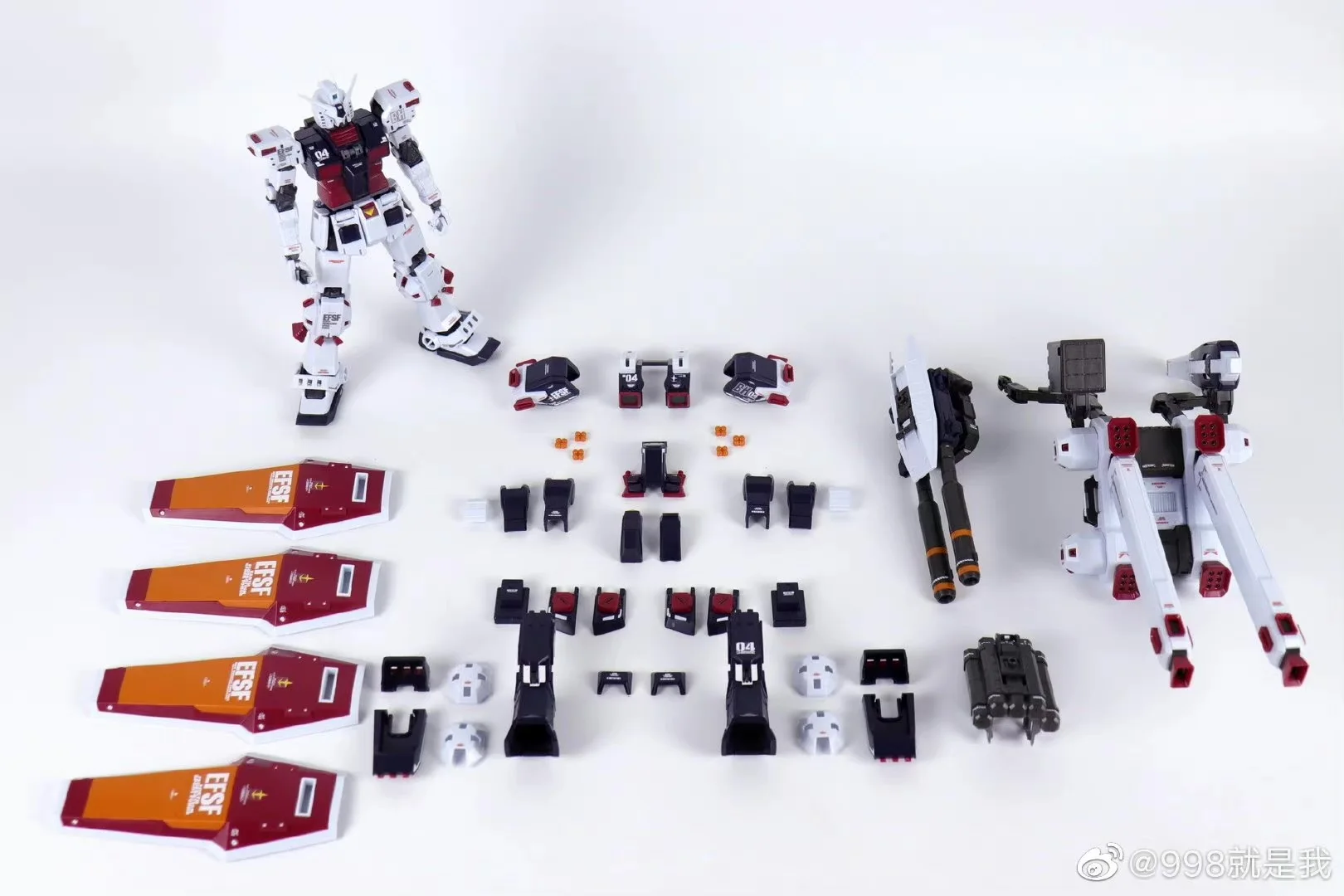 

DABAN 6654 MG 1/100 Полная броня Thunderbolt Ver. Комплект модели Ka с водной наклейкой, модель игрушки на подставке