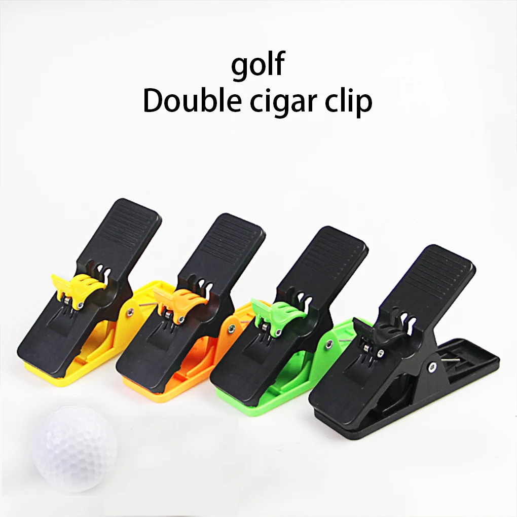 Portasigari morsetto per Clip da Golf Clip per carrello da Golf golfista supporto per allenatore da Golf Clip da Golf rimovibile morsetto vivavoce per allenamento