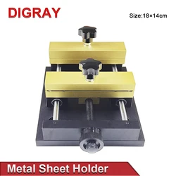 DIGRAY Metal Sheet Holder Marking Attechment Fixed Bracket Metal Fixture for Fiber Laser Engraving Machine Card Cutting