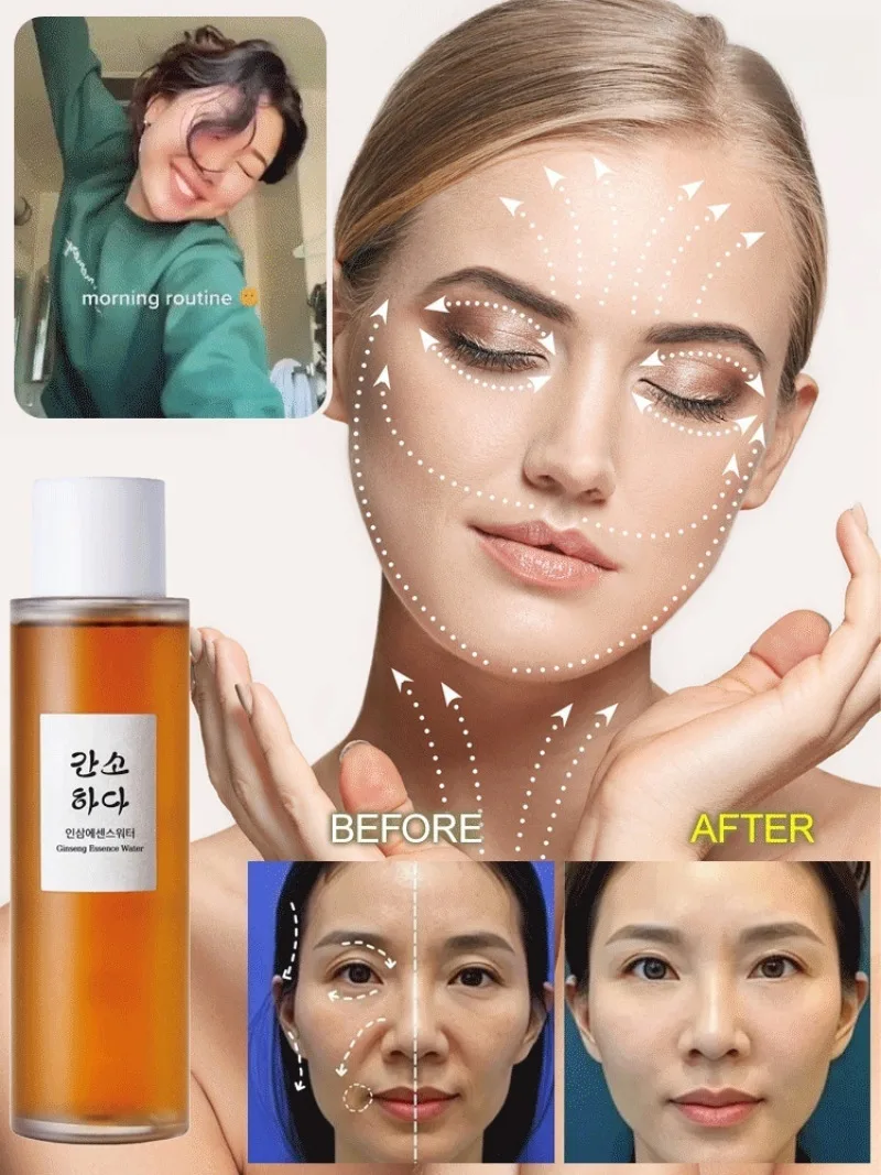 Geng Extract Moisturizing Repair Essence Lotion Antiwrinkle and Dullness for Skin Lightening