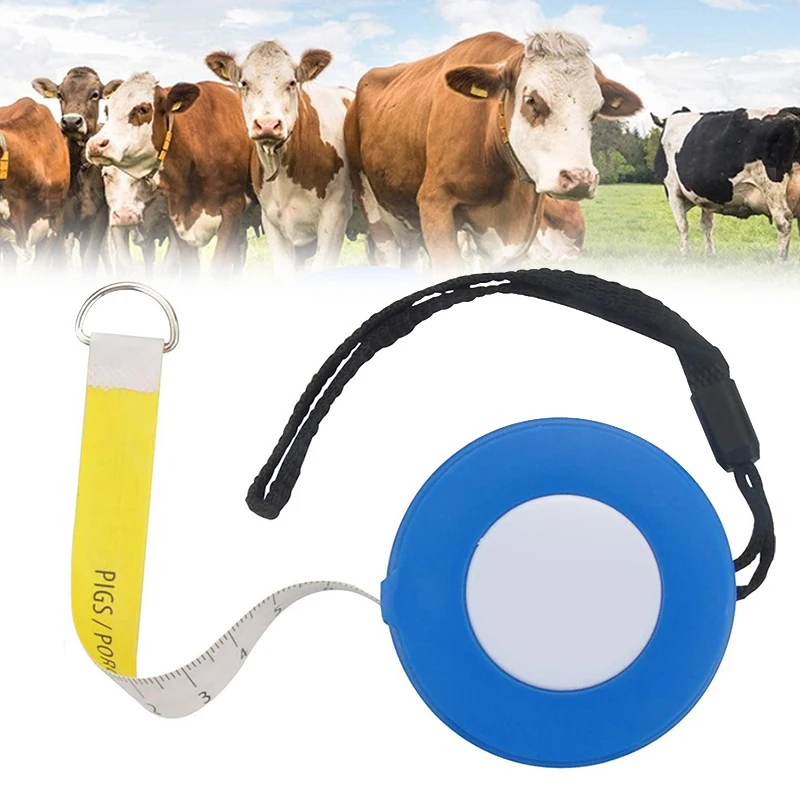 Livestock Animal Body Pigs Cattle Weight Measure Tape Farm Cow Ruler Vet Tools