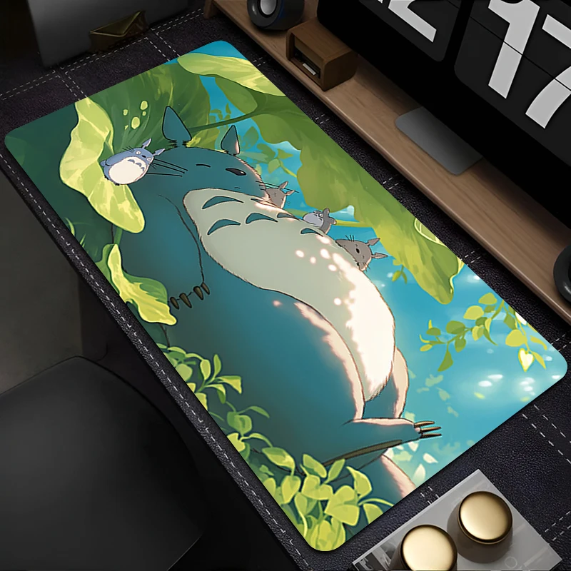 

Mouse Pad PC Accessories Keyboard Pad Office Desk Mat Anti Slip Cartoon Mousepad Rubber T-totoro Tablet Pad Gaming Extended Pad