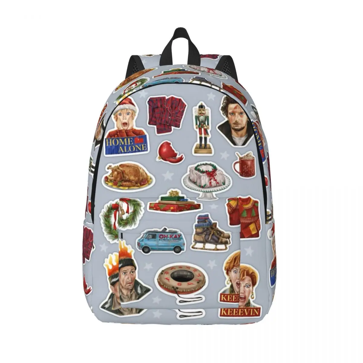 

Один дома, подростковый рюкзак Кевина, комедия, прочный студенческий бизнес-рюкзак с Рождеством, рюкзак для мужчин и женщин, сумка через плечо для колледжа