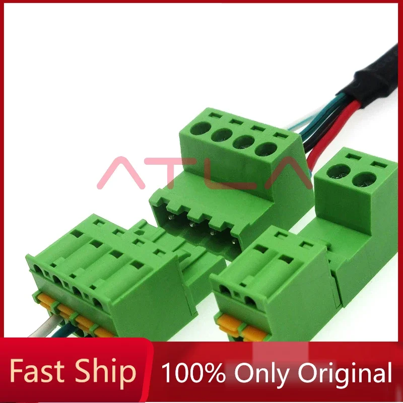 

5sets Aerial Butt Welding Type 2EDGKD 5.08mm Spring Plug 5.08 Solder-free Docking Terminal Block Connector 2/3/4/5/6/7/8P