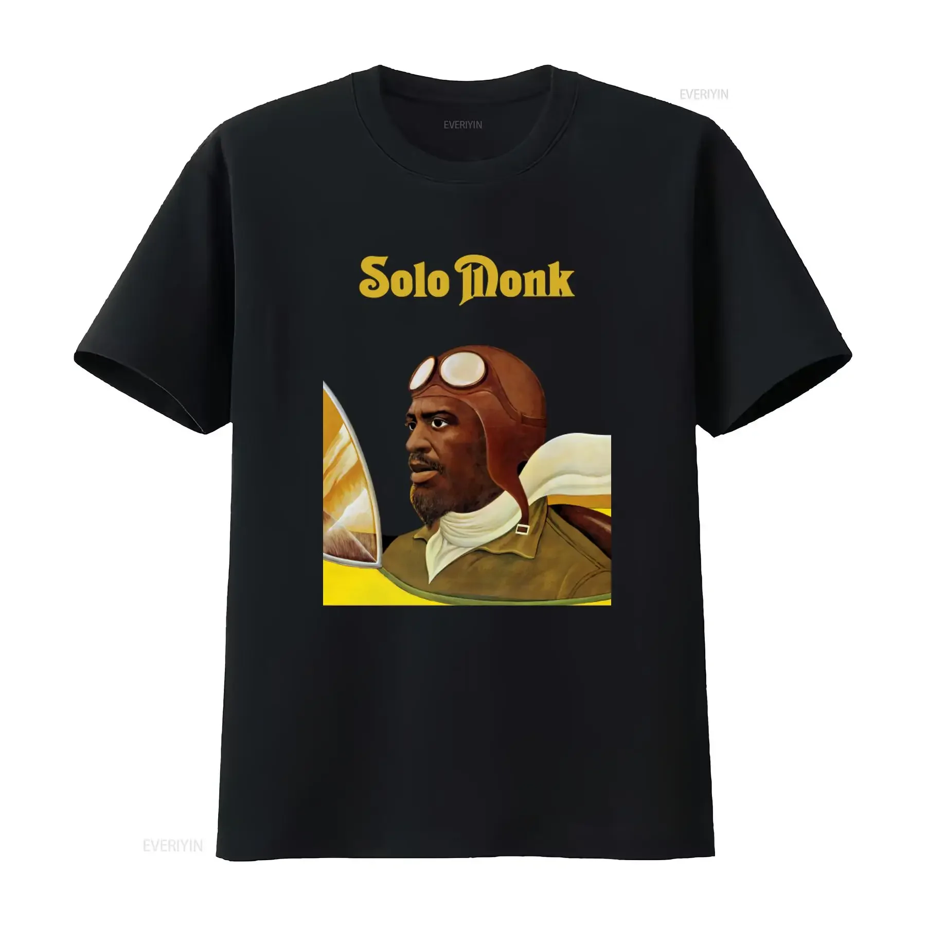 Camiseta vintage Thelonious Monk Jazz Legend, homenaje a un pionero musical, ropa de diseñador transpirable con efecto lavado vintage de Solo Legends