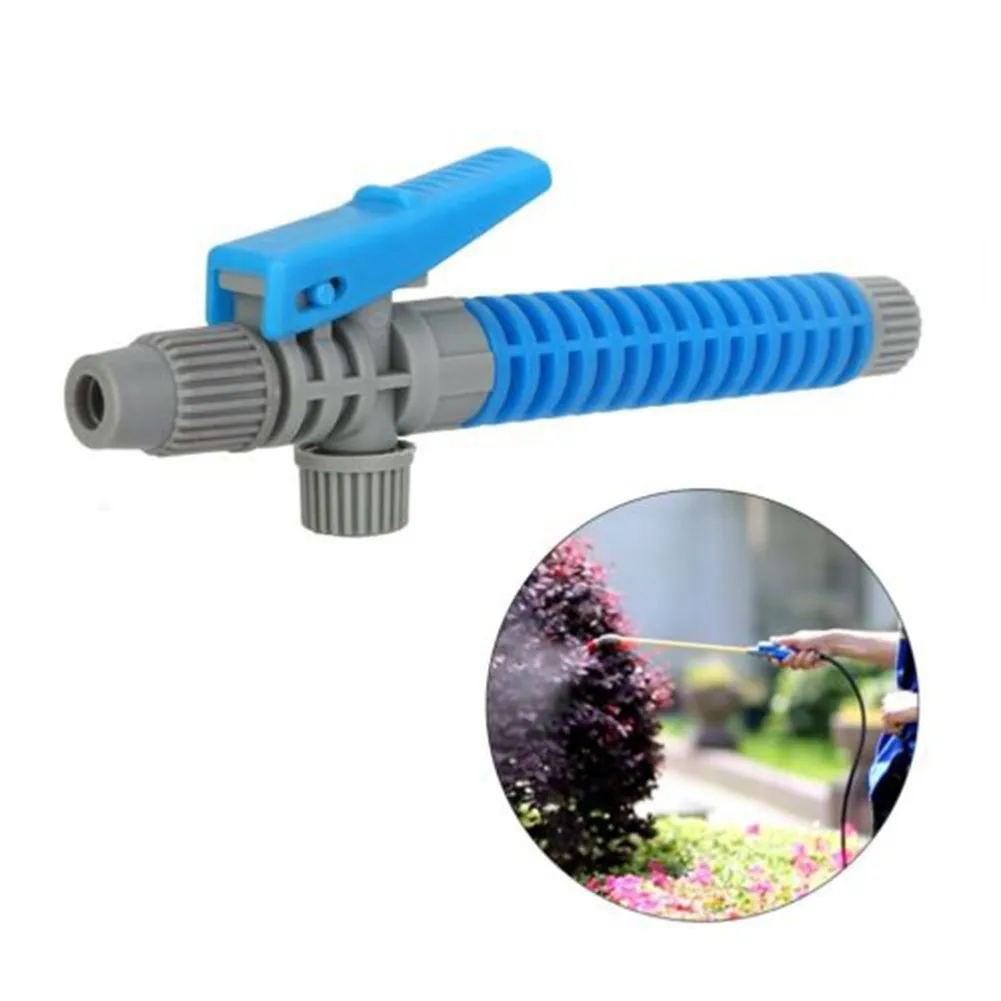 Detachable Trigger Switch Handle for Garden Backpack Sprayers with Non Slip Grooved Grip and 1/2 Inch Thread Connection