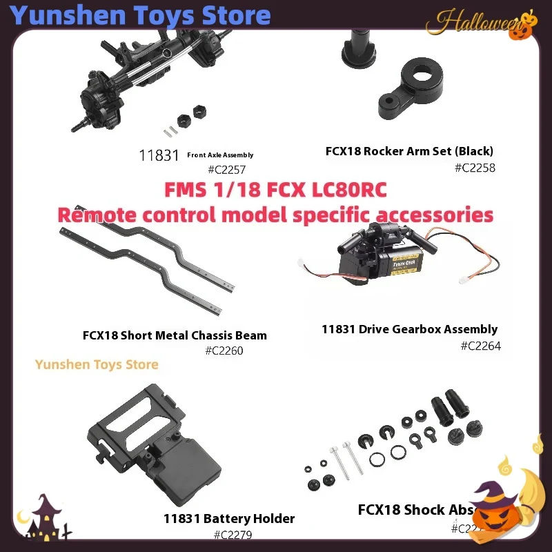 

Fms 1/18 Fcx Lc80rc Пульт дистанционного управления с полным приводом Электрическая модель для скалолазания Специальные аксессуары