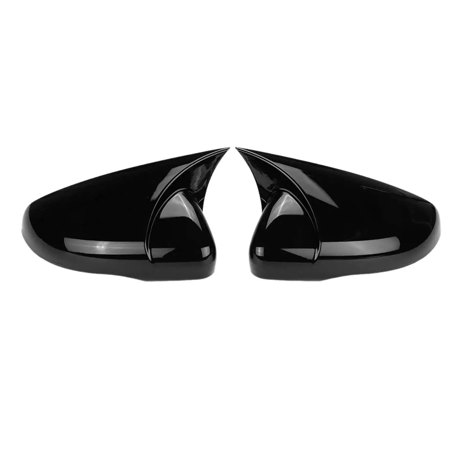 2Pcs Door Mirror Cover Caps for Volkswagen Golf MK6 Convertible 2009-2013