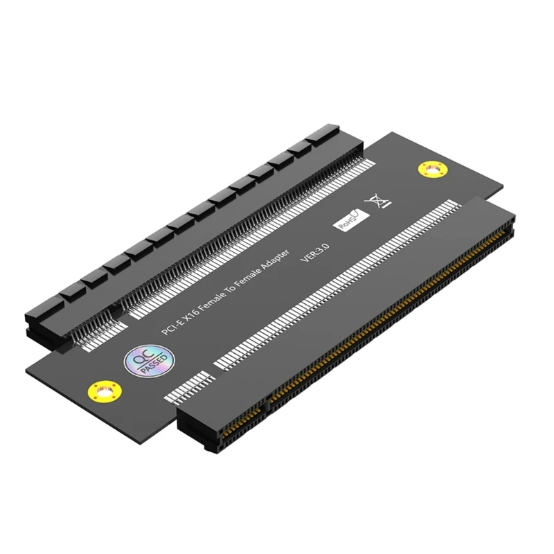 PCIExpress หญิงถึงหญิง PCIE X16 Connector ความสมบูรณ์ของสัญญาณที่เหมาะสมที่สุด