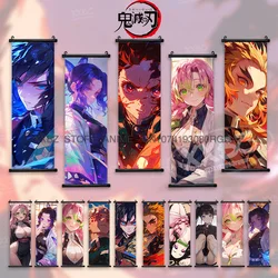 Demon Slayer Scrolls Picture Kochou Shinobu Hanging Paintings Anime Kamado Nezuko Home Decor Posters Kanroji Mitsuri Decorative