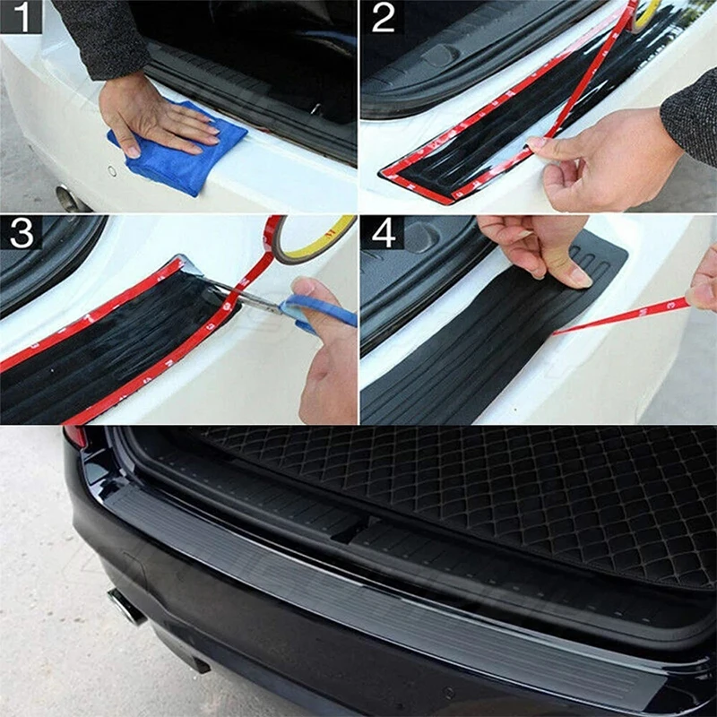 1pc Car Rear Bumper Protector Non Slip Safety Tread For VW T5 T6 Transporter 2003-2025 RV Motorhome Caravan Car Accessories view 2