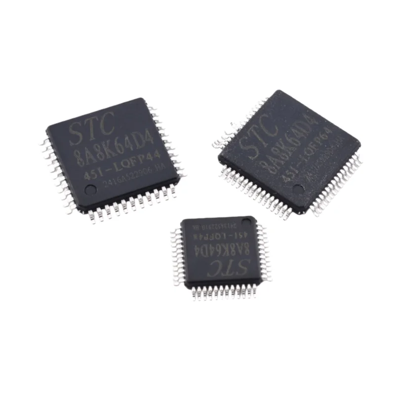 Brand new original STC8A8K64D4-45I-LQFP48, LQFP44, LQFP64 single-chip microcontrollers