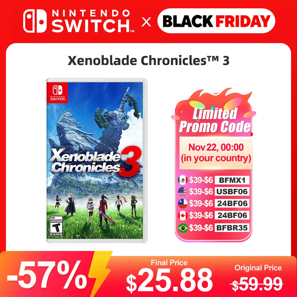 Xenoblade Chronicles 3 Nintendo Switch Game Deals 100% Official Original Physical Game Card RPG Genre for Switch OLED Lite