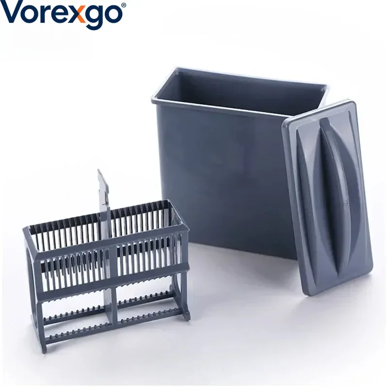Combined Plastic Staining Jar Incubation Box Antigen Retrieval Container Immunohistochemistry Slide Staining Rack