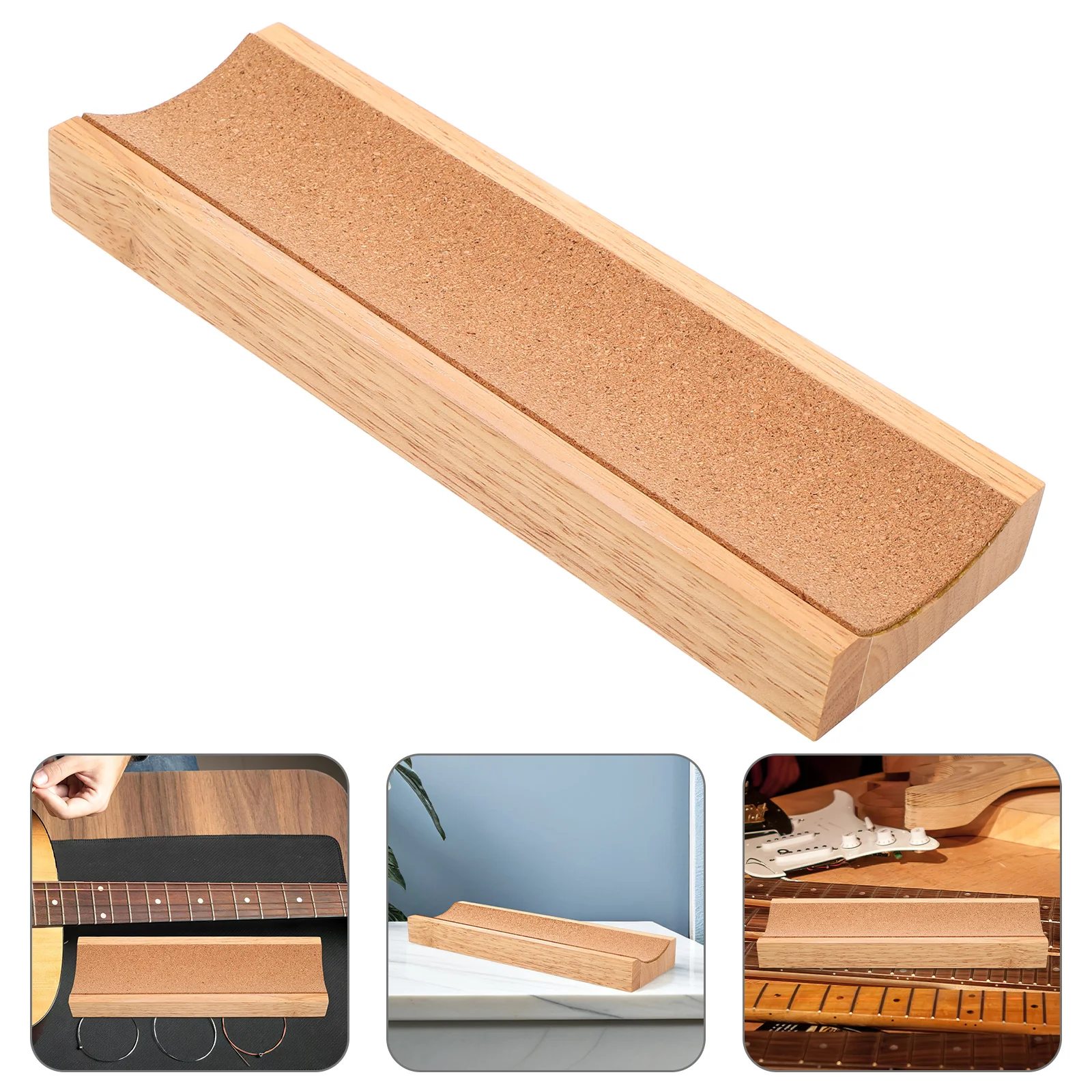 

Wooden Guitar Neck Support Stand Repair Tool Fretboard Maintenance Durable String Instrument Holder Easy Setup Bass Accessories