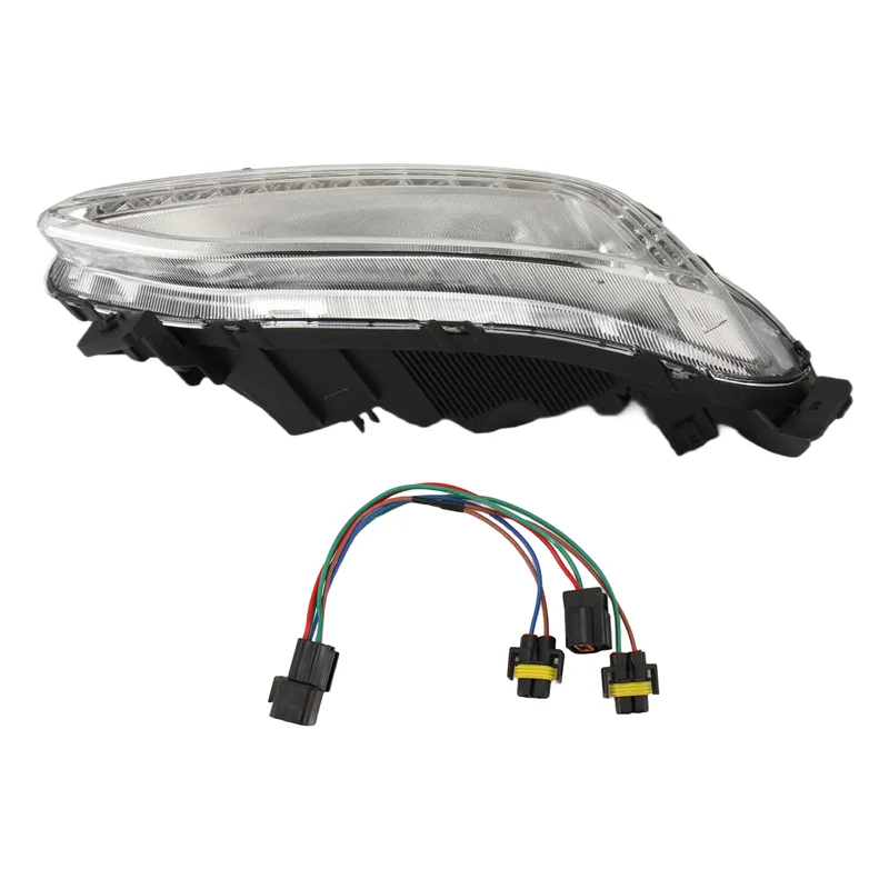 

【Price Drop !!】 LED Daytime Running Light Fog Light Headlight Assembly For Hyundai Santa Fe Sport IX45 2016-2018 Car Accessories