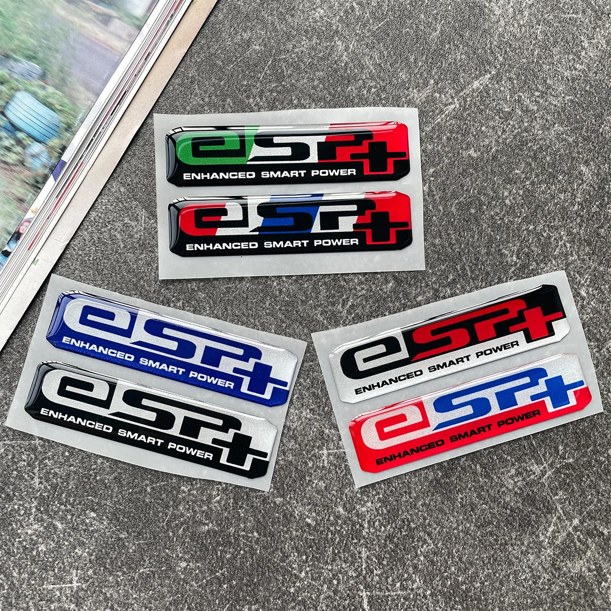 2 pçs esp esp + logotipo 3d adesivo para honda pcx lead force nss 125 150 160 350 acessórios da motocicleta decalque do motor lead125 força350