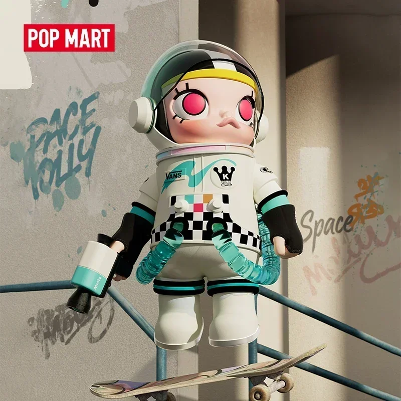 POP MART MEGA SPACE MOLLY 400% VANS Serie Blind Box Sammelfigur Wohndekor Schreibtisch-Ornament Überraschungsgeschenk