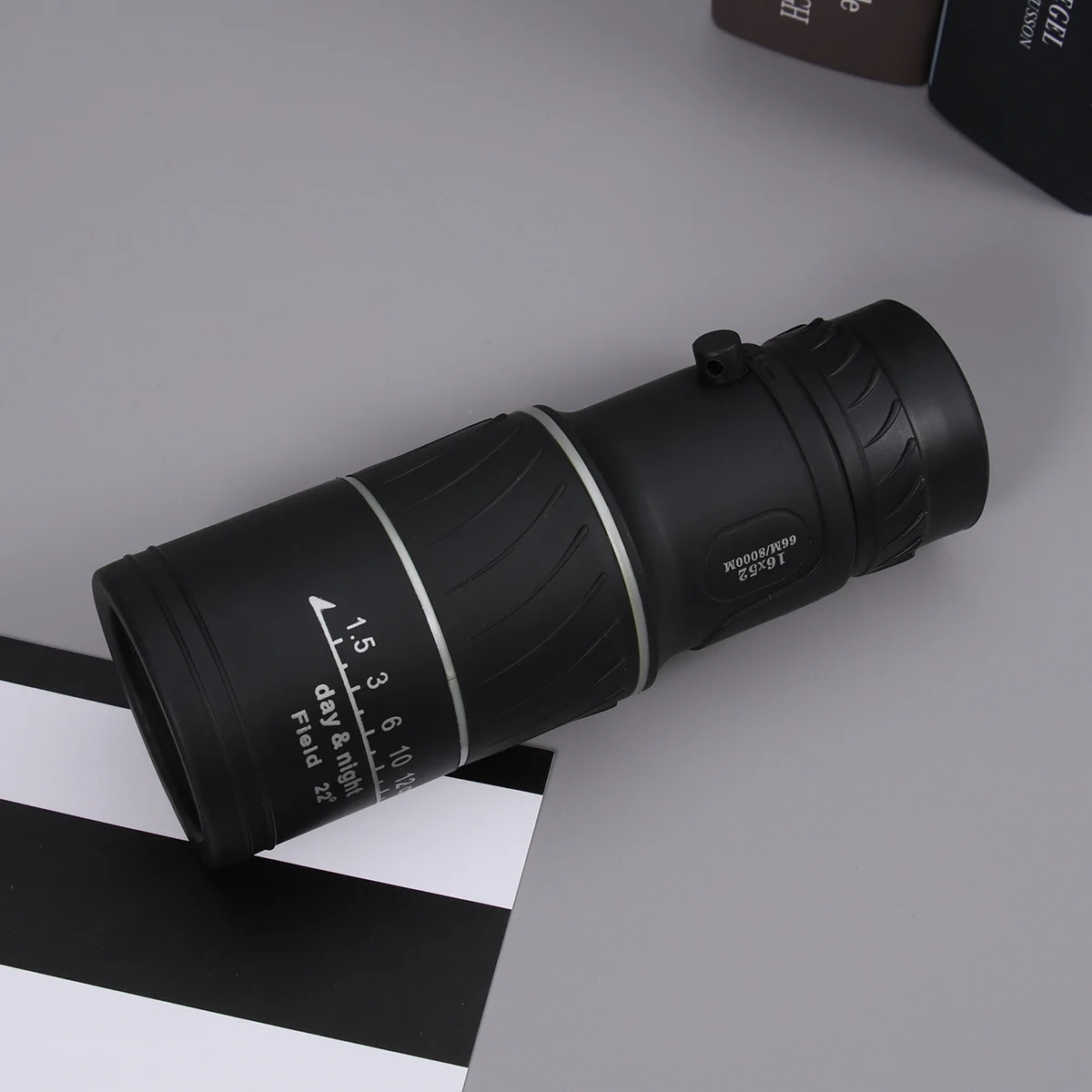 

Dual Focus Monocular 16x52 Compact Lightweight Bright Clear Vision for Traveling Hiking Bird Watching Monocular Telescope