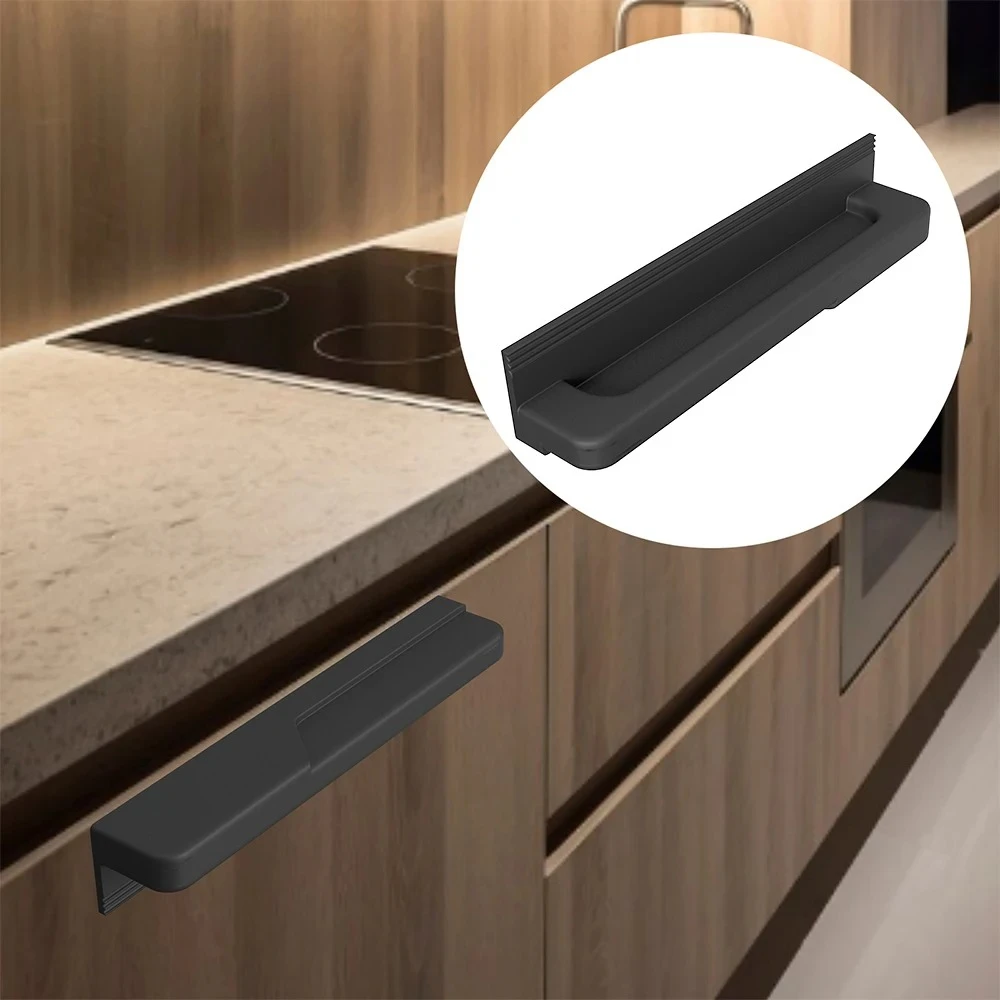 No-Touch Kitchen Cabinet Opener - Self-Adhesive Hands-Free Pulls for Drawers, Trash Cans & Doors, Easy Install No Tools Needed