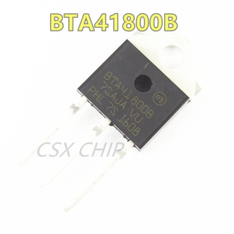 10PCS/Lot 100% Real Original New BTA41600B BTA41800B TO-3P Imported Triac BTA41 600B 800B BTA41-600B BTA418008 BTA416008