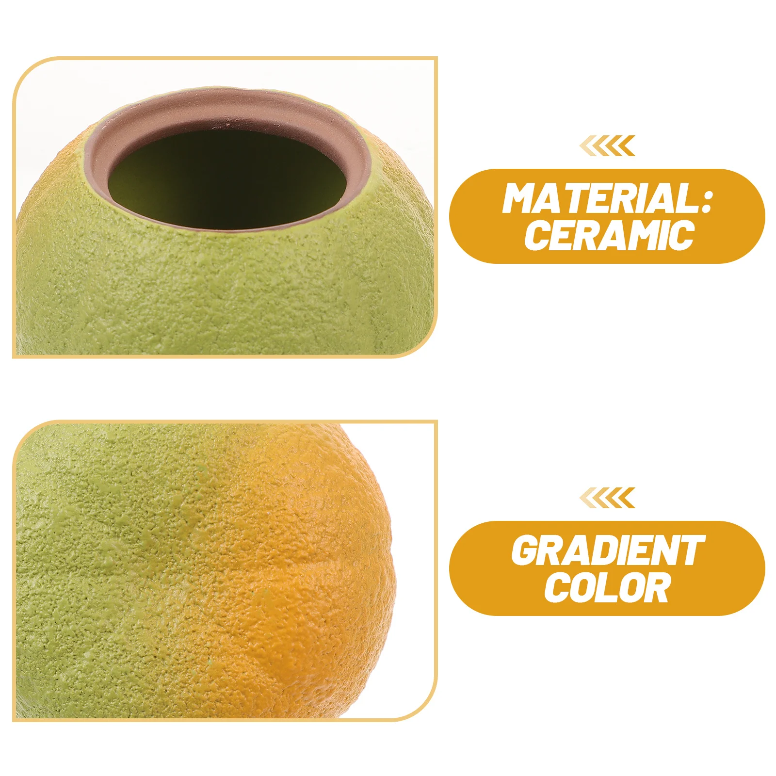 

Ceramic Tea Leaf Canister Orange Shaped Sealed Airtight Storage Jar Kitchen Container Loose Tea Holder Home Candy Jar