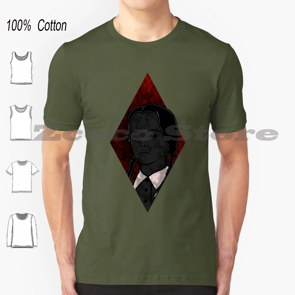 

Среда, 100% хлопок, мягкая модная футболка для мужчин и женщин, среда, ужас, сумасшедшая среда, вещь, ядовитая девушка, эмо