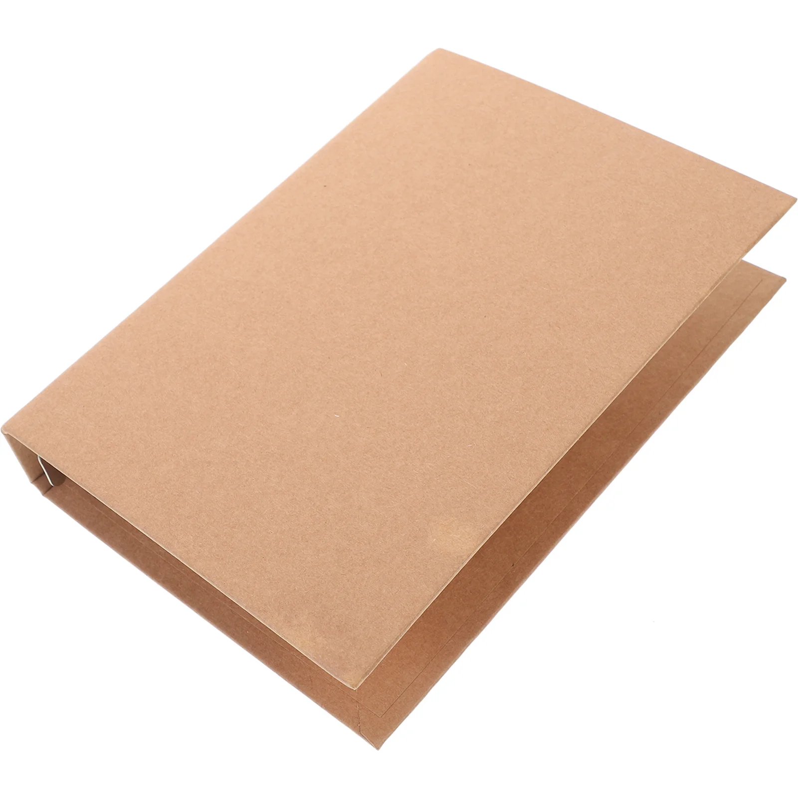 A6 Loose Leaf Binder Cover Kraft Paper Notebook Shell Sampul Kuat Tahan Rusak untuk Proyek Jurnal Kantor Sekolah