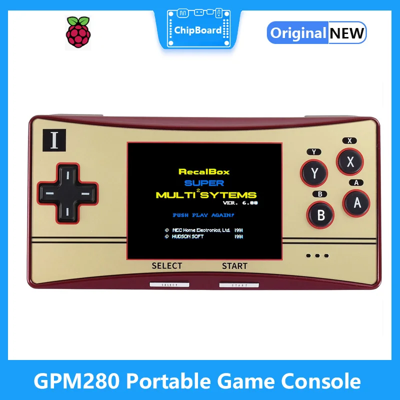 

Waveshare GPM280 Portable Game Console Based On Raspberry Pi Compute Module 3+ Lite (Optional), WiFi Connectivity