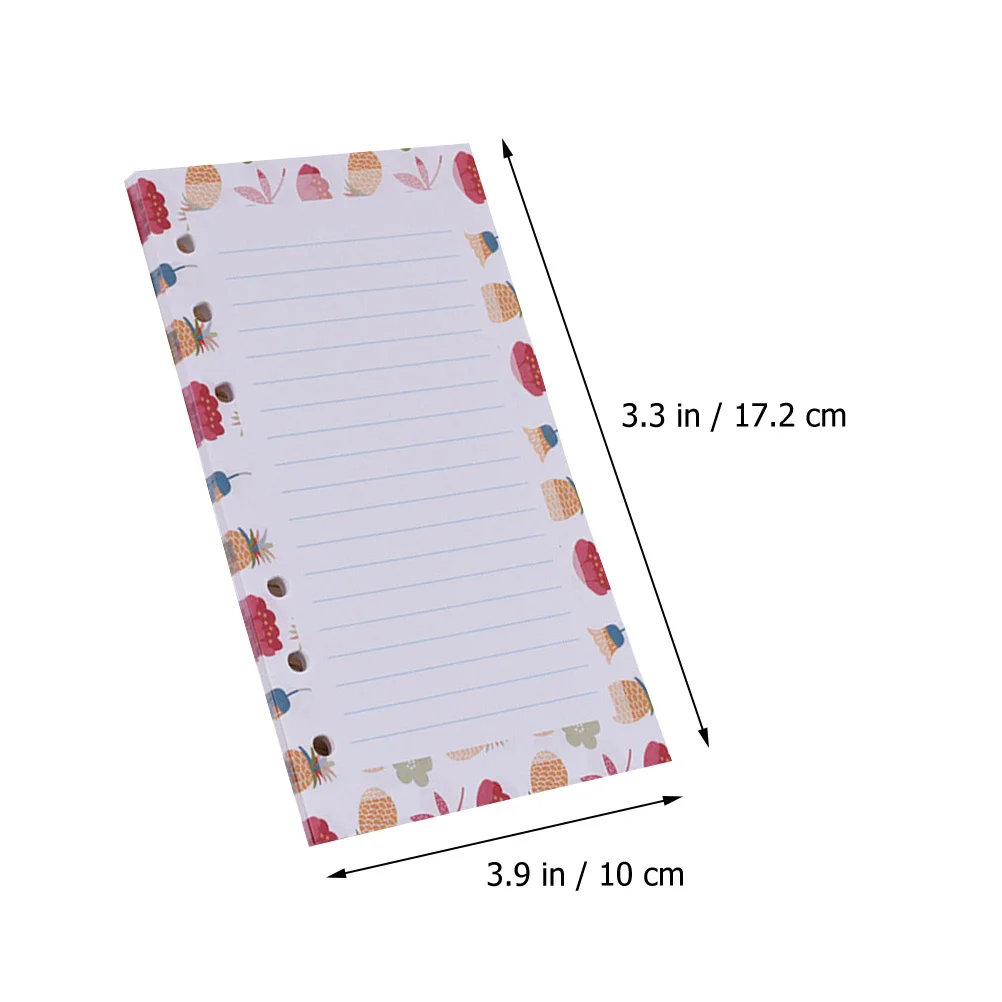 Notepad Refills Practical Replacement Materials Hard-Wearing Smooth Surface Planner Inserts Binder Paper Student Use