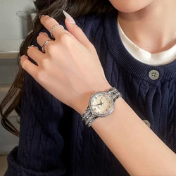 Ciloa 2024 College Style new exquisite light luxury women's watch workplace high value niche art women's watch large dial