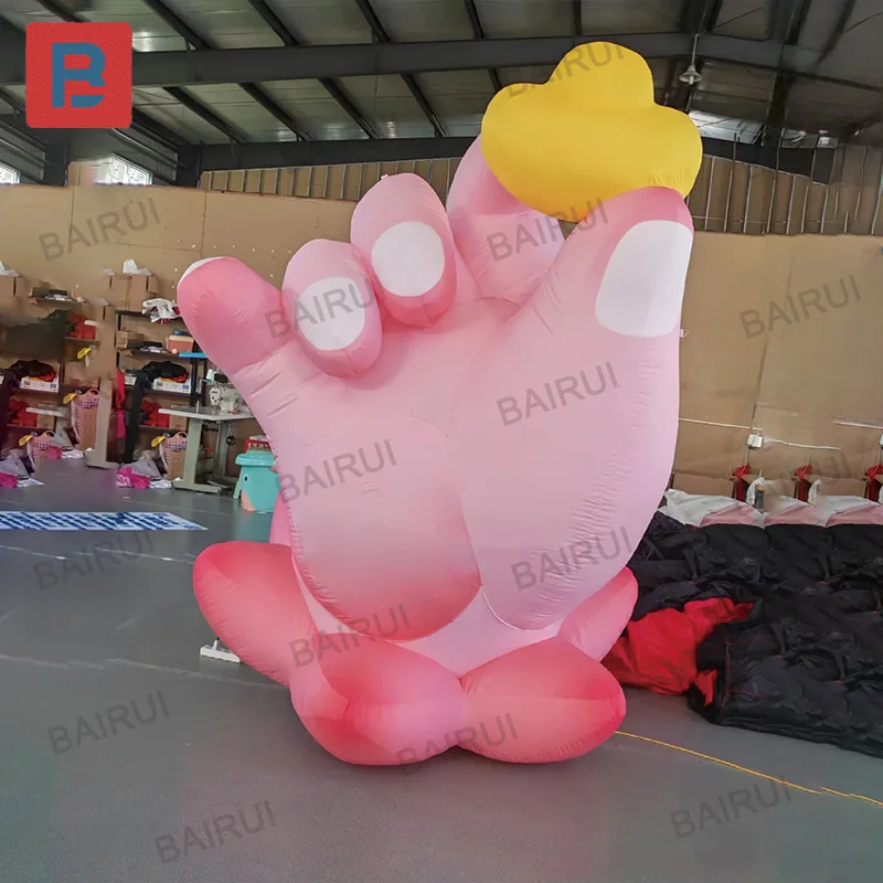 

Надувное ручное сердце с воздуходувкой, крупномасштабная декоративная опора для уличных квадратов/парков.