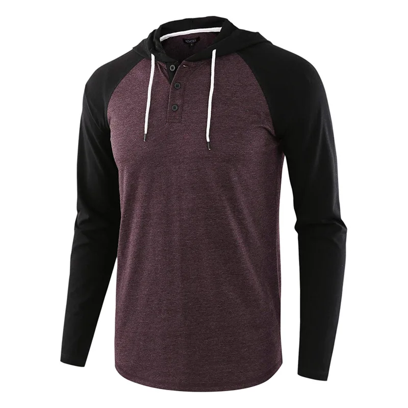 Men's plus Size Long Sleeve T-Shirt Hoodie Cleanfit Style PU Leather Nine Point Sleeve Citywalk Suitable Summer Tshirt
