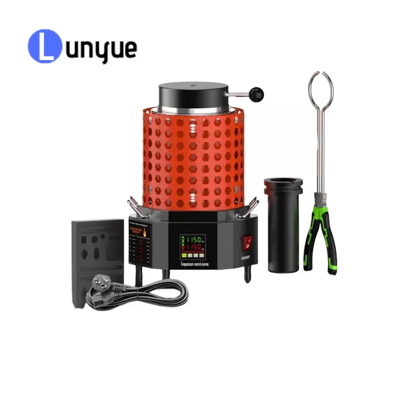 Crucible Kit for Induction Heating Smelting Furnace Electric Gold Silver Copper Melting Tool High Temperature