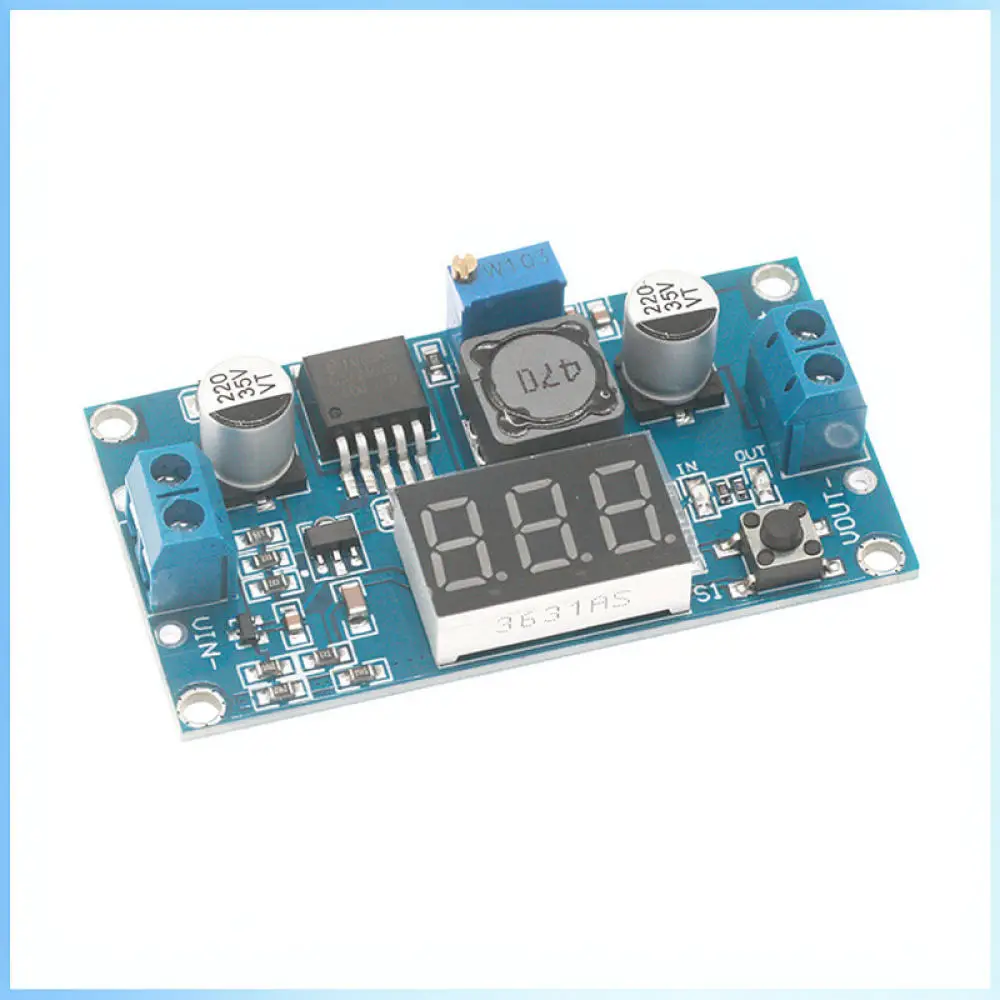 Voltage Regulator LM2596 DC DC Step Down Module With Digital Voltmeter Display For Laboratory Power Supply Conversion