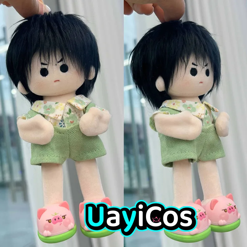 

10cm Idol Star Wang Yibo Xiao Zhan Stuffed Monster Plushies Plush Cotton Doll Clothes Keychain Bag Pendant Anime Game Toy Kids