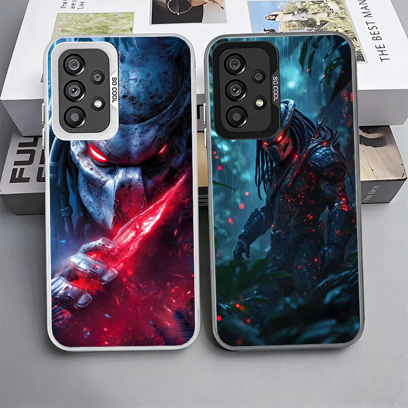 A-Alien Vs P-Predator Shockproof Phone Case for Samsung A17 A16 A15 A14 A37 A57 A36 A56 A26 A35 A55 A25 A34 A54 A24 A13 A23 A33