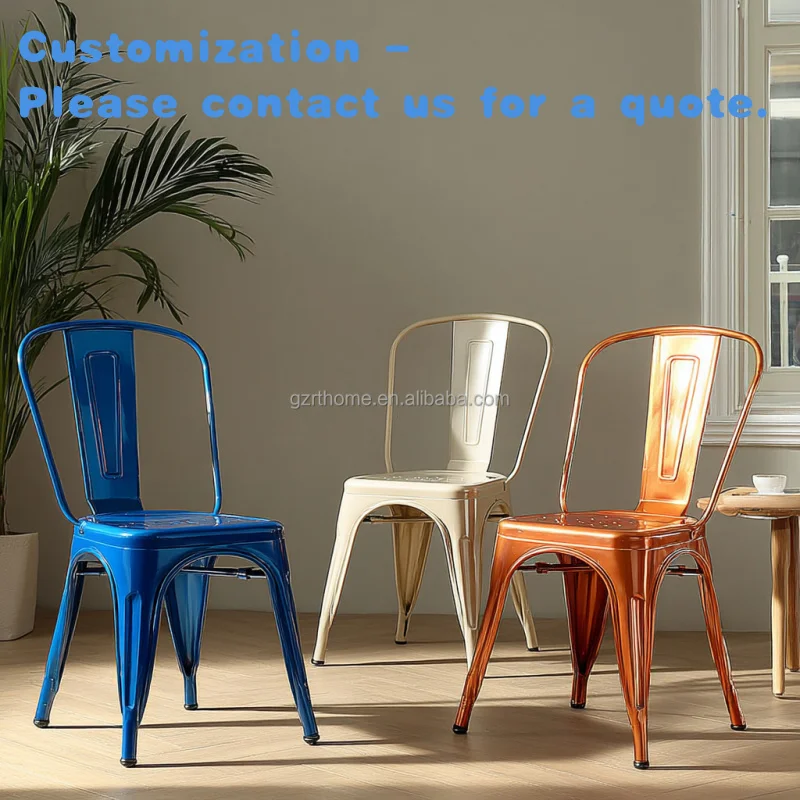 

custom.Modern Commercial Furniture Stackable Dining Chair Set Suitable Cafes Restaurants Living Rooms Supermarkets Apartment