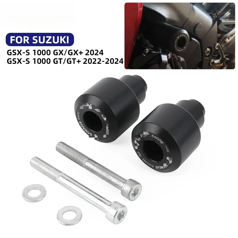 

2024 GSX-S 1000 GT GX Motorcycle Frame Sliders For Suzuki GSXS 1000GT 1000GX GSX S1000 GT GX Plus Crash Slider Bobbin Protection