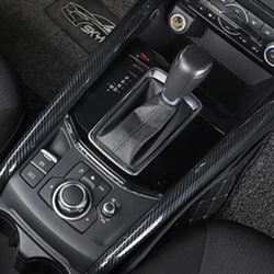For Mazda Cx-5 Cx5 KF 2017 2018 2019-2024 Carbon Fiber Gear Shift Box Cover Molding Trim Strip Accessories Car Styling