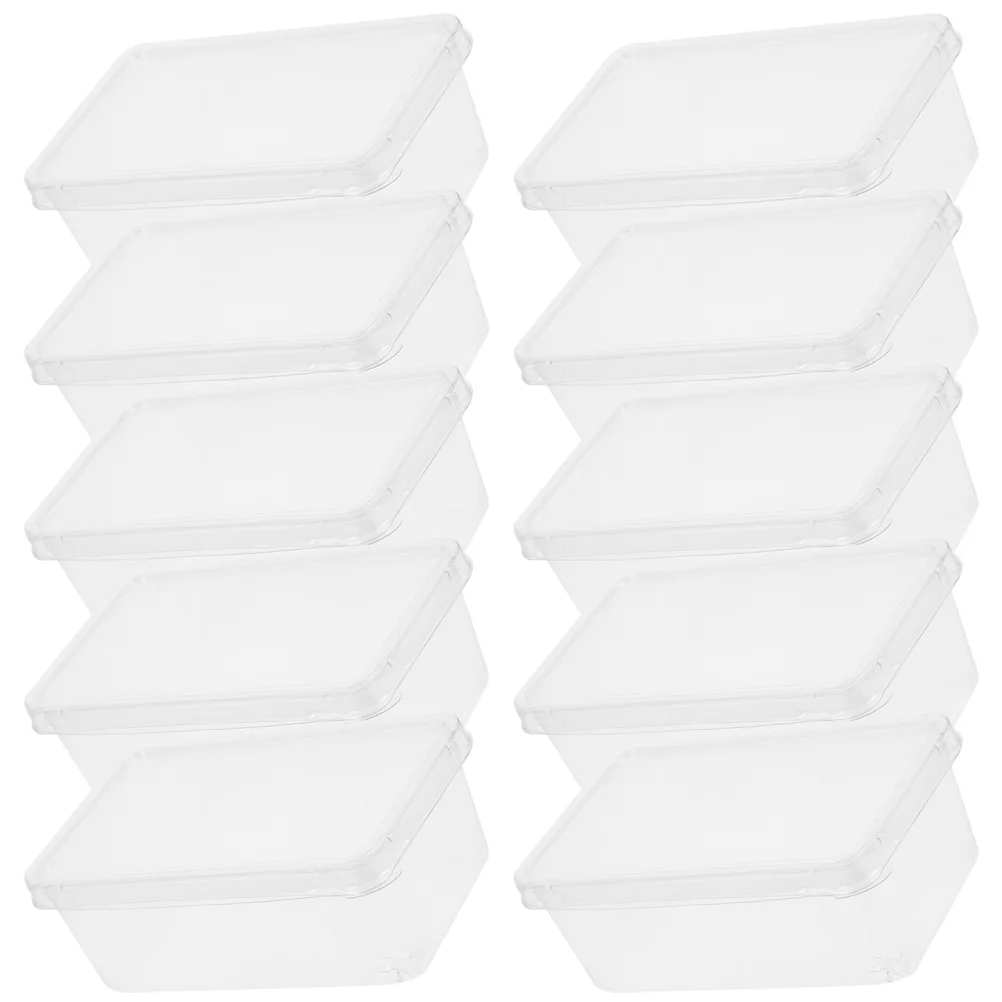 10 Pcs Tiramisu Box Cupcake Boxes Bakery Containers Clear Packaging Portable